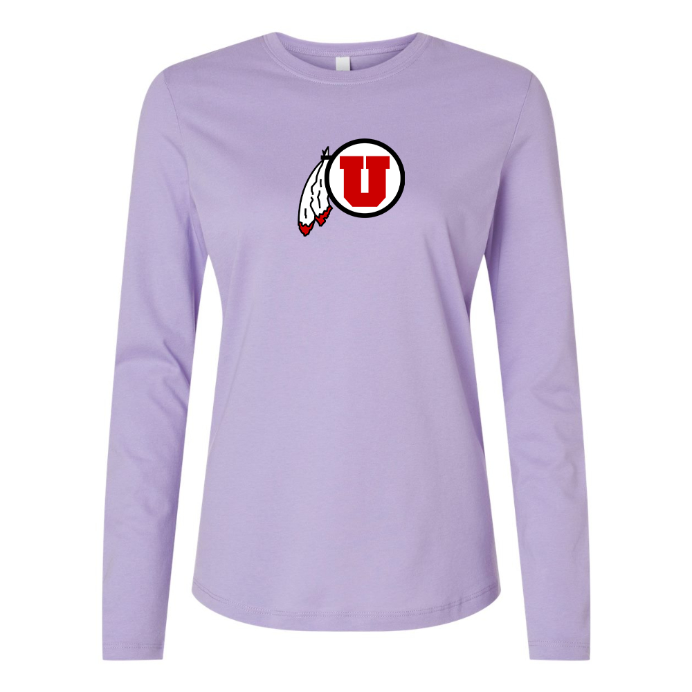 BELLA CANVAS Women’s Utah Utes Jersey Long Sleeve Tee
